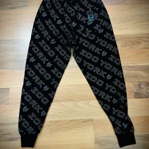 Zoo York Black All-Over Logo Joggers